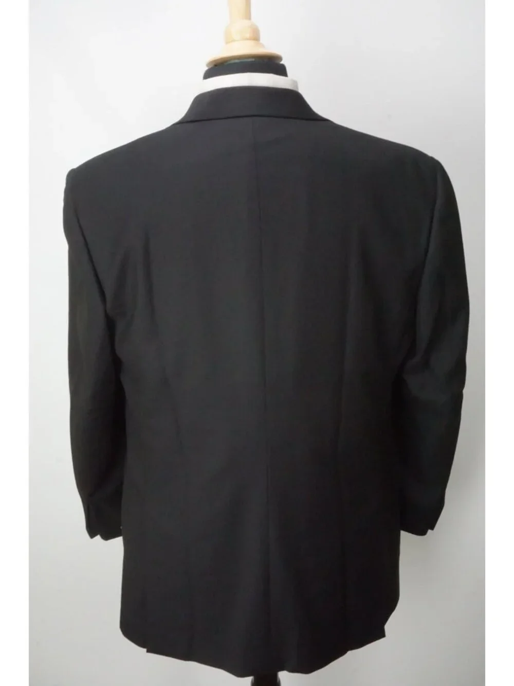 Burberry London Solid Black Wool 2 Pc Suit Jacket Pants Sz 40R BRAND NEW
